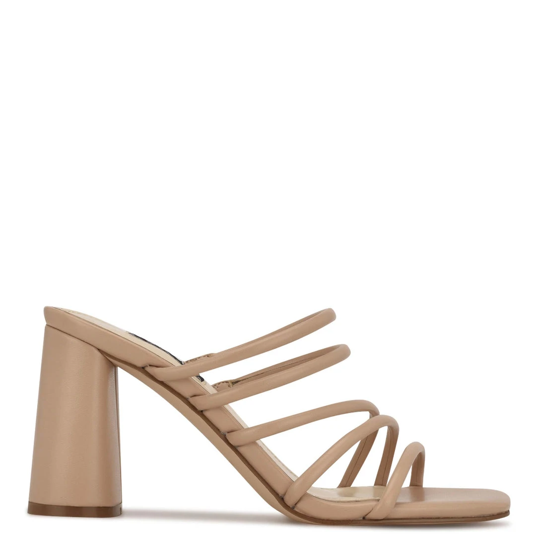 Nine West Y2K Revival Girlie Block Heel Slide Sandals Nine West Y2K Revival Girlie Block Heel Slide Sandals