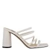 Nine West Girlie Block Heel Slide Sandals Shoes