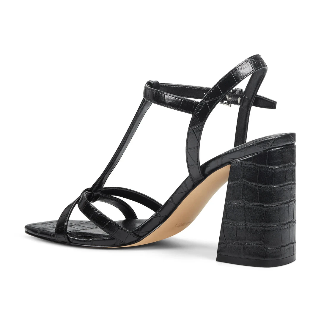 Nine West Glimm Block Heel Sandals 5 Nine West Glimm Block Heel Sandals