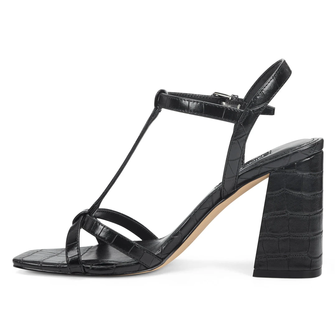 Nine West Glimm Block Heel Sandals 6 Nine West Glimm Block Heel Sandals