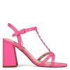 Nine West Glimmer Block Heel Sandals Color Pop