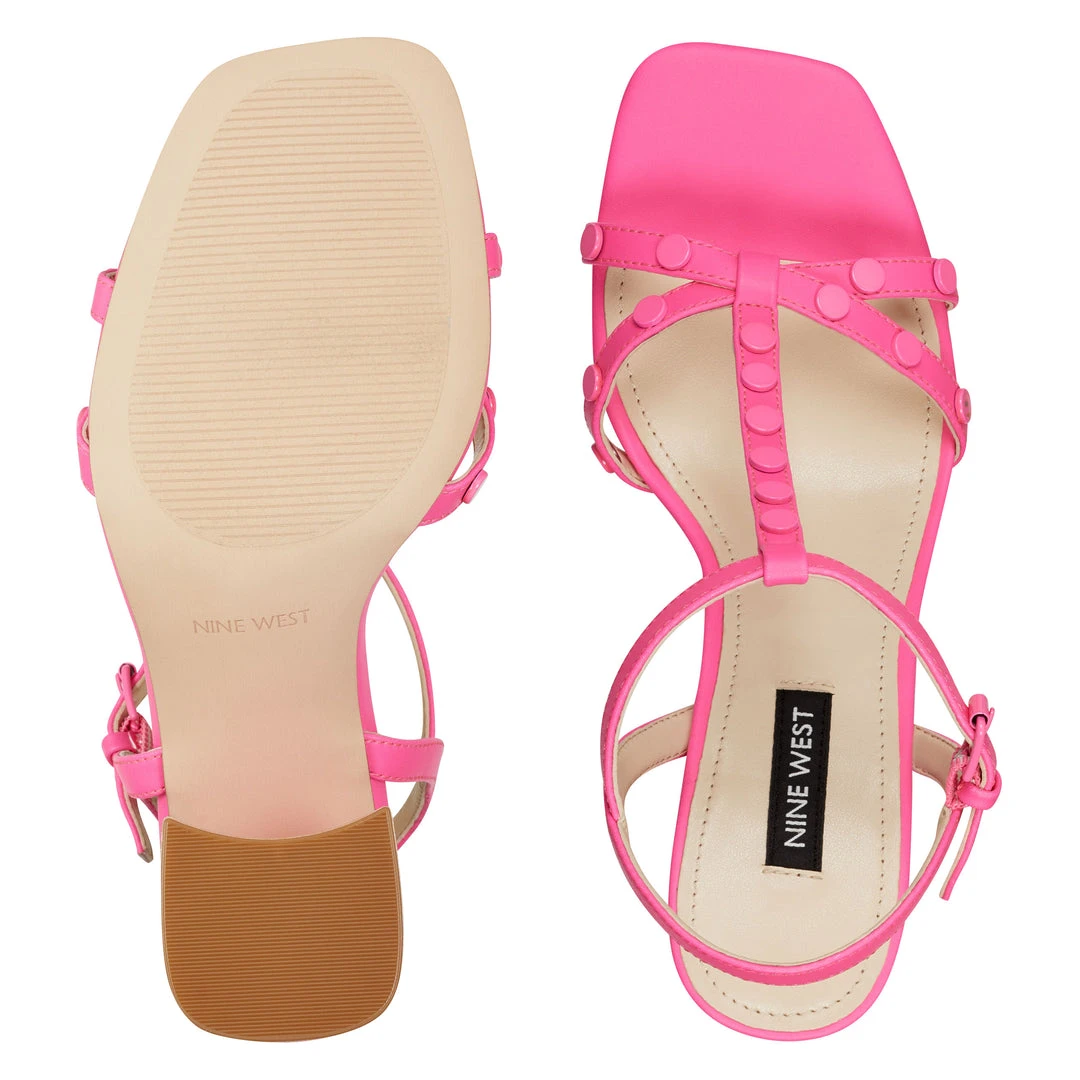 Nine West Glimmer Block Heel Sandals Color Pop Nine West Glimmer Block Heel Sandals Color Pop