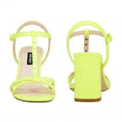 Nine West Color Pop Glimmer Block Heel Sandals