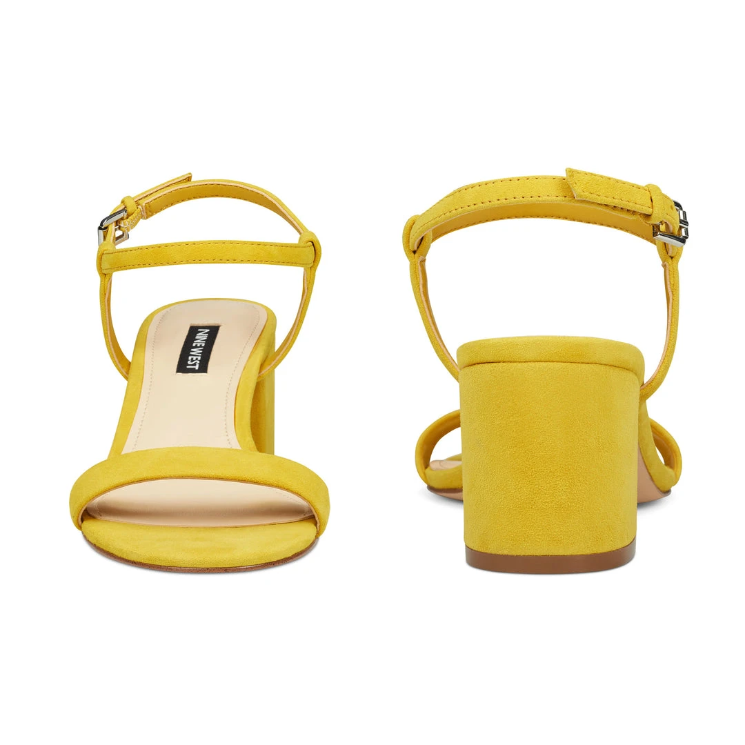 Nine West Gloria Block Heel Dress Sandals 7 Nine West Gloria Block Heel Dress Sandals