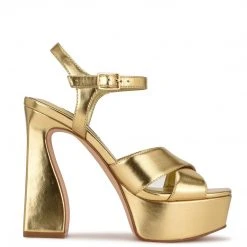 Nine West Glows Platform Sandals High Impact Platforms