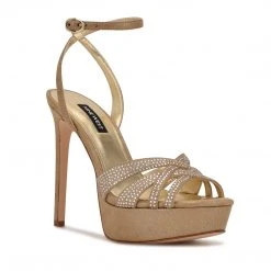 Nine West Y2K Revival Gobig Platform Sandals