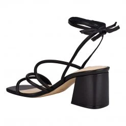 Nine West Gorg Ankle Wrap Block Heel Sandals