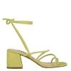 Nine West Gorg Ankle Wrap Block Heel Sandals