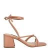 Nine West Gorg Ankle Wrap Block Heel Sandals Lace It Up 2 Nine West Gorg Ankle Wrap Block Heel Sandals Lace It Up