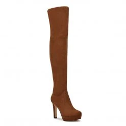 Nine West Gotcha Over The Knee Platform Boots High Impact Platforms