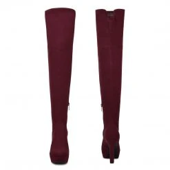 Nine West Gotcha Wide Calf Over The Knee Platform Boots