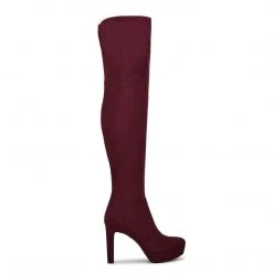 Nine West Gotcha Wide Calf Over The Knee Platform Boots