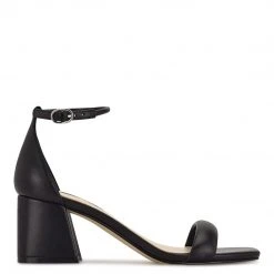 Nine West Gretal Ankle Strap Block Heel Sandals