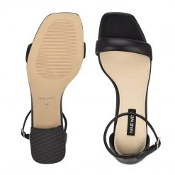 Nine West Gretal Ankle Strap Block Heel Sandals 6 Nine West Gretal Ankle Strap Block Heel Sandals