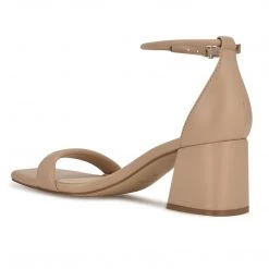 Nine West Shoes Gretal Ankle Strap Block Heel Sandals