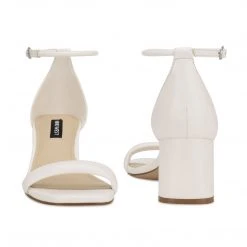 Nine West Shoes Gretal Ankle Strap Block Heel Sandals