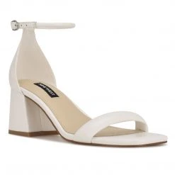 Nine West Shoes Gretal Ankle Strap Block Heel Sandals