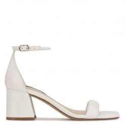Nine West Shoes Gretal Ankle Strap Block Heel Sandals