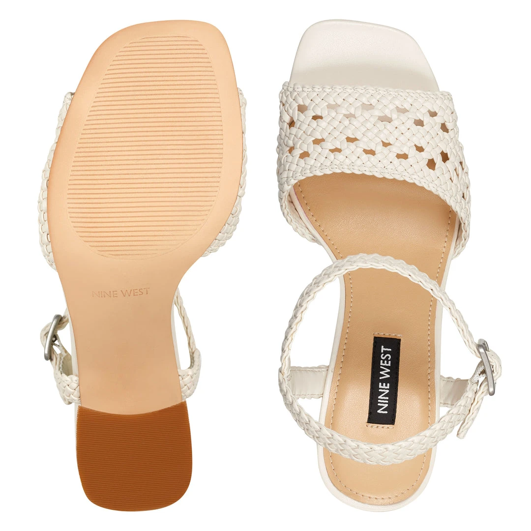 Nine West Heels Gwenny Block Heel Sandals 8 Nine West Heels Gwenny Block Heel Sandals