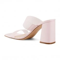 Nine West Heels Gya Block Heel Slide Sandals