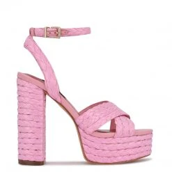 Nine West Hadyn Platform Sandals Weave Got You