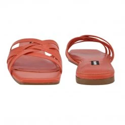 Nine West Halen Flat Slide Sandals Color Pop