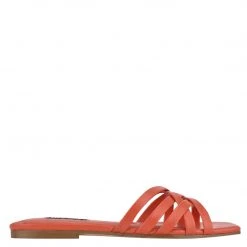 Nine West Halen Flat Slide Sandals Color Pop