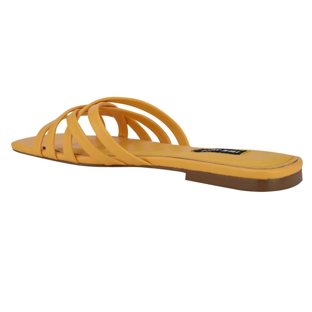 Nine West Halen Flat Slide Sandals Color Pop 5 Nine West Halen Flat Slide Sandals Color Pop