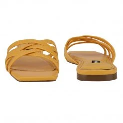 Nine West Halen Flat Slide Sandals Color Pop 10 Nine West Halen Flat Slide Sandals Color Pop