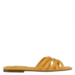Nine West Halen Flat Slide Sandals Color Pop
