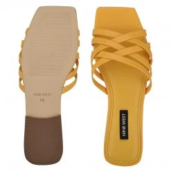Nine West Halen Flat Slide Sandals Color Pop 11 Nine West Halen Flat Slide Sandals Color Pop