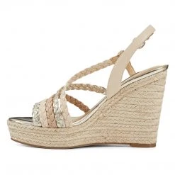 Nine West Weave Got You Halsee Espadrille Wedge Sandals