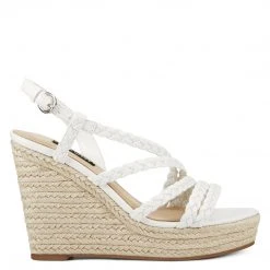 Nine West Halsee Espadrille Wedge Sandals Weave Got You