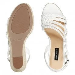 Nine West Halsee Espadrille Wedge Sandals Weave Got You