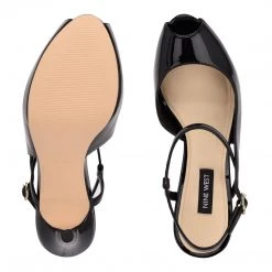 Nine West Y2K Revival Hanken Ankle Strap Platform Sandals