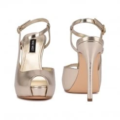Nine West Y2K Revival Hanken Ankle Strap Platform Sandals