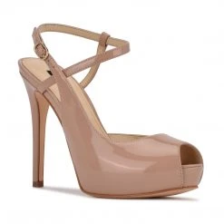 Nine West Y2K Revival Hanken Ankle Strap Platform Sandals