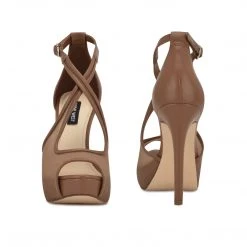 Nine West High Impact Platforms Hanya Peep Toe Platform Pumps