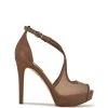 Nine West High Impact Platforms Hanya Peep Toe Platform Pumps