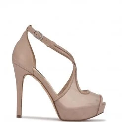Nine West Hanya Peep Toe Platform Pumps