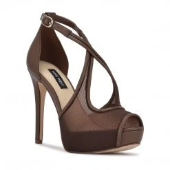 Nine West Hanya Peep Toe Platform Pumps