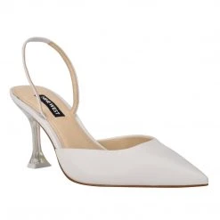 Nine West In The Clear Happy Pointy Toe Heeled Slingbacks