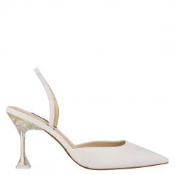 Nine West In The Clear Happy Pointy Toe Heeled Slingbacks