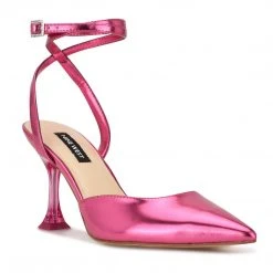 Nine West Harlowe Ankle Strap Pumps Color Pop