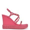 Nine West Harte Studded Espadrille Wedge Sandals