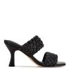 Nine West Hasnot Heeled Slide Sandals Weave Got You