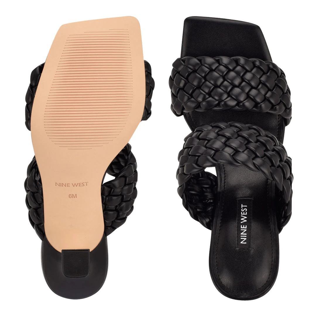 Nine West Hasnot Heeled Slide Sandals Weave Got You Nine West Hasnot Heeled Slide Sandals Weave Got You