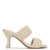 Nine West Hasnot Heeled Slide Sandals Weave Got You