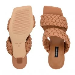 Nine West Weave Got You Hasnot Heeled Slide Sandals