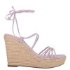 Nine West Havefun Ankle Wrap Espadrille Wedge Sandals Lace It Up